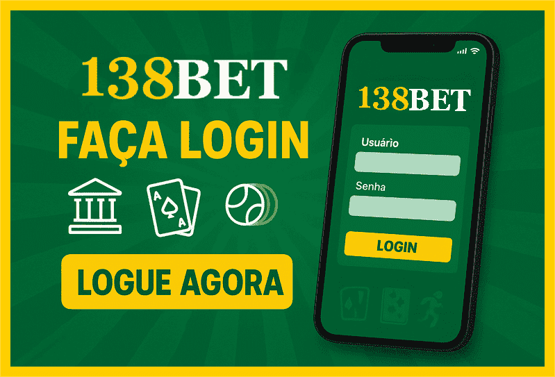 Imagem destacando login seguro na 138BET para novos usuários